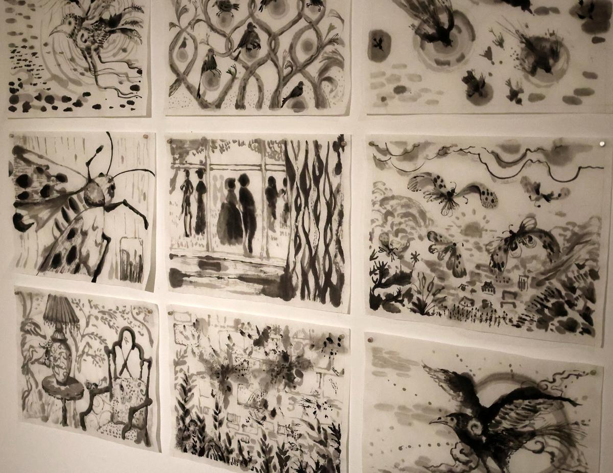 art work displayed at the Llewellyn Art Gallery