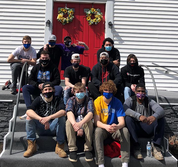 Lambda Tau Phi Helping Almond Community Church