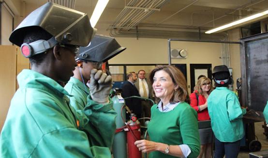 Lt. Gov. Hochul at Burgard