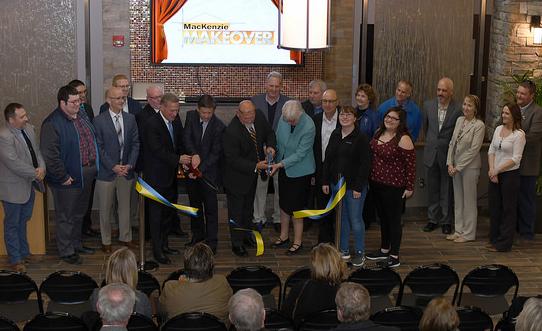 MacKenzie Makeover ribbon-cutting photo