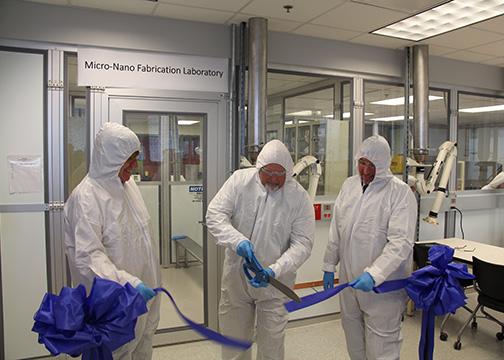 Nano lab ribbon cutting
