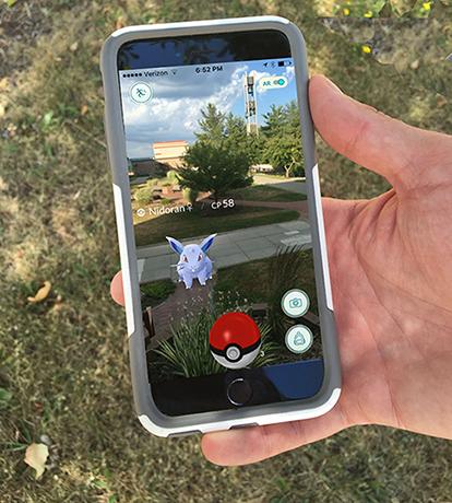 Phone with Poke at ASC