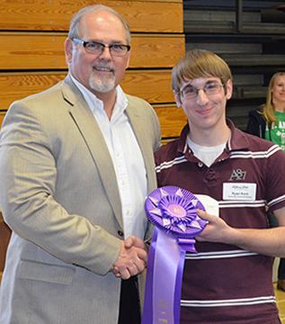 Photo 2 Alfred State President and Grand Prize Winner.