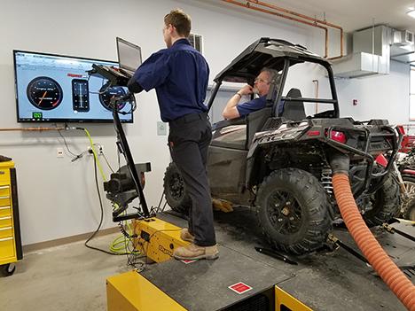 Polaris motorcycle and power sports tech