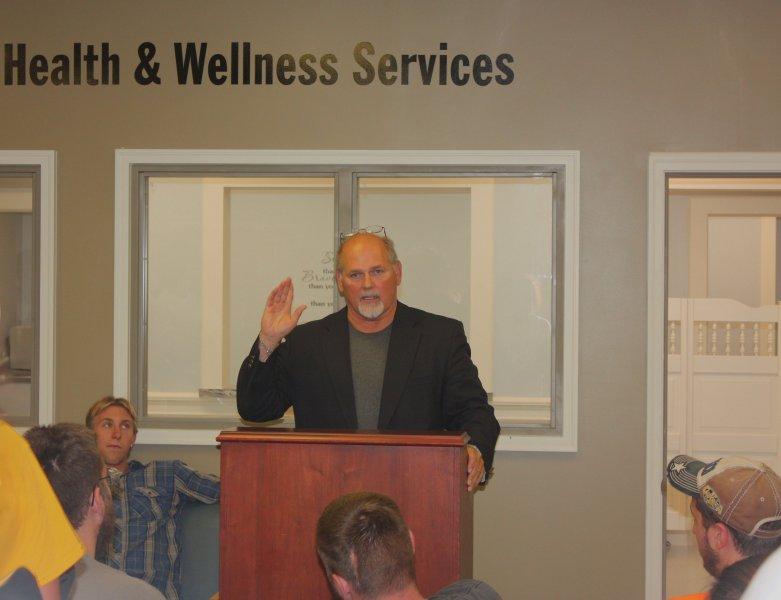 President Sullivan at PSU Health Center_0