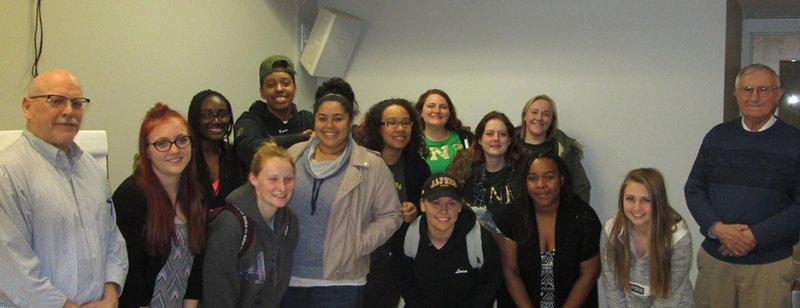 Professors with Honors Program Students