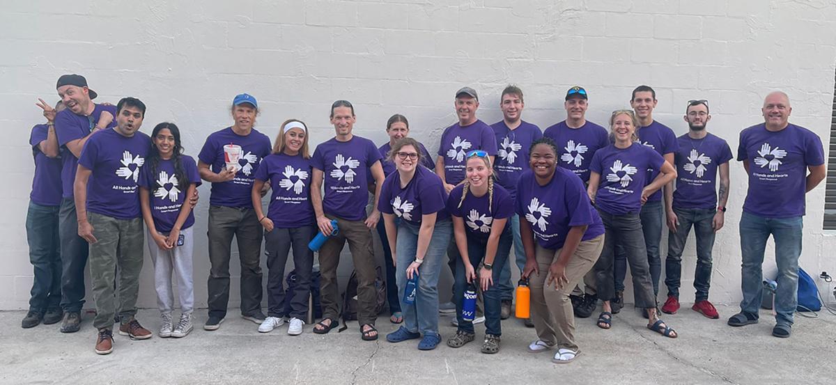 A team of 12 from Alfred State College traveled to Fort Myers, FL and worked with All Hands and Hearts on Hurricane Ian cleanup the week before Christmas.
