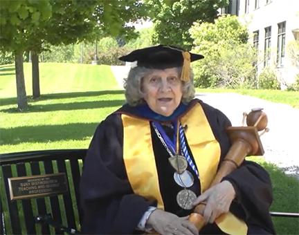 SUNY Distinguished Teaching Professor Dr. Aniko Constantine served as the grand marshal
