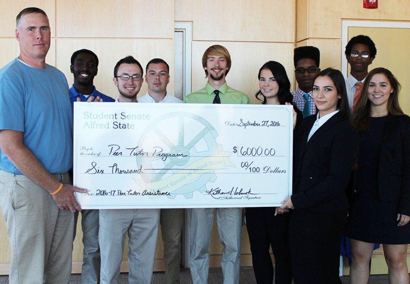 Student Senate Check Presentation