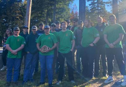 Alfred State woodsmen team at Paul Smith's 