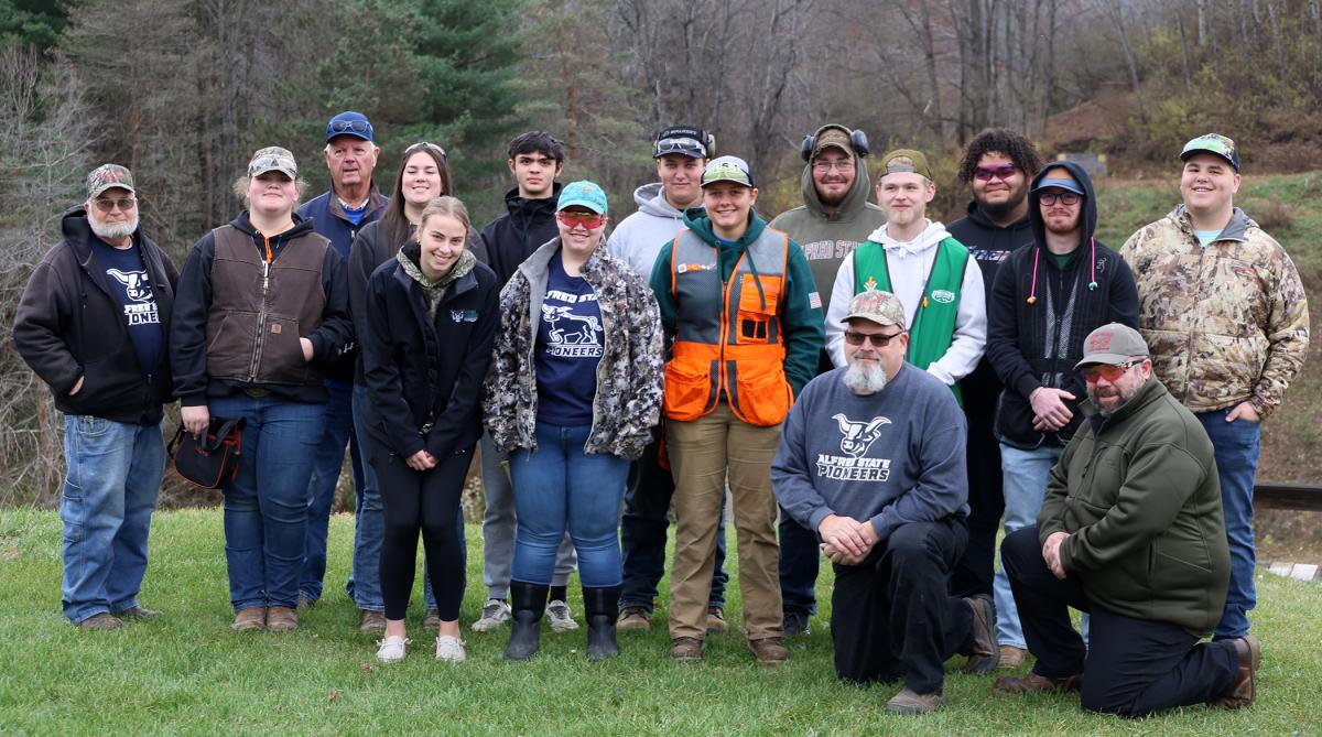 picture of the Alfred State trap team