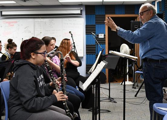 Winter Concert Rehearsal