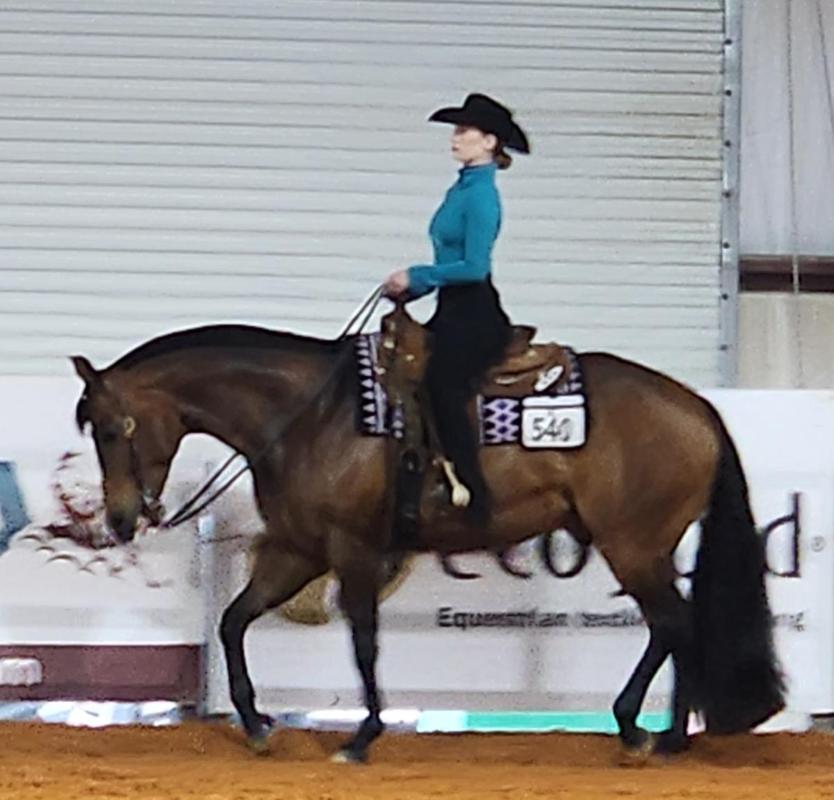 Ashley Wolfe rides at Nationals
