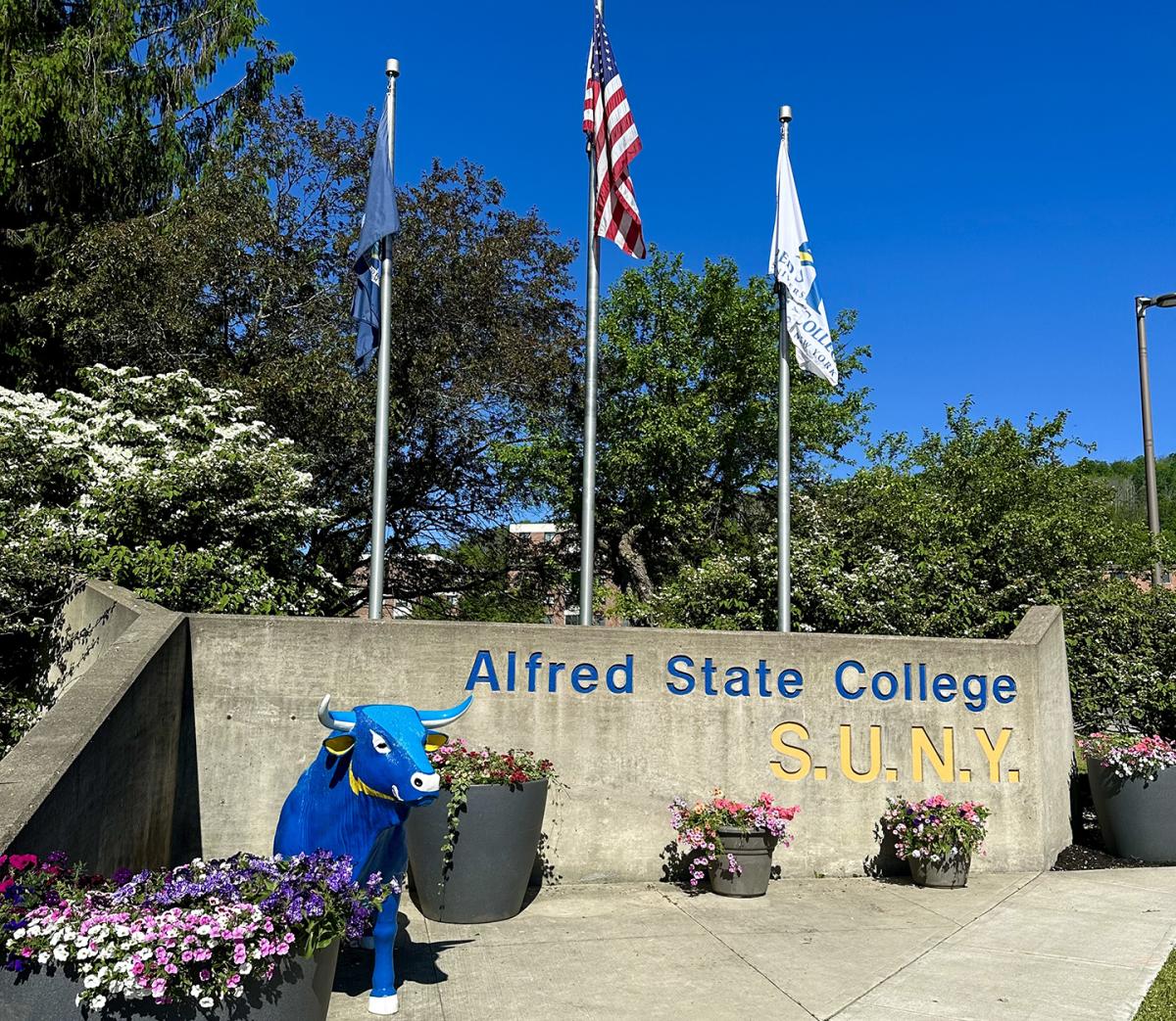 Front entrance of Alfred State College