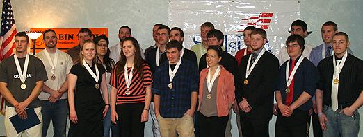 press-Postsecondary SkillsUSA winners P4062690