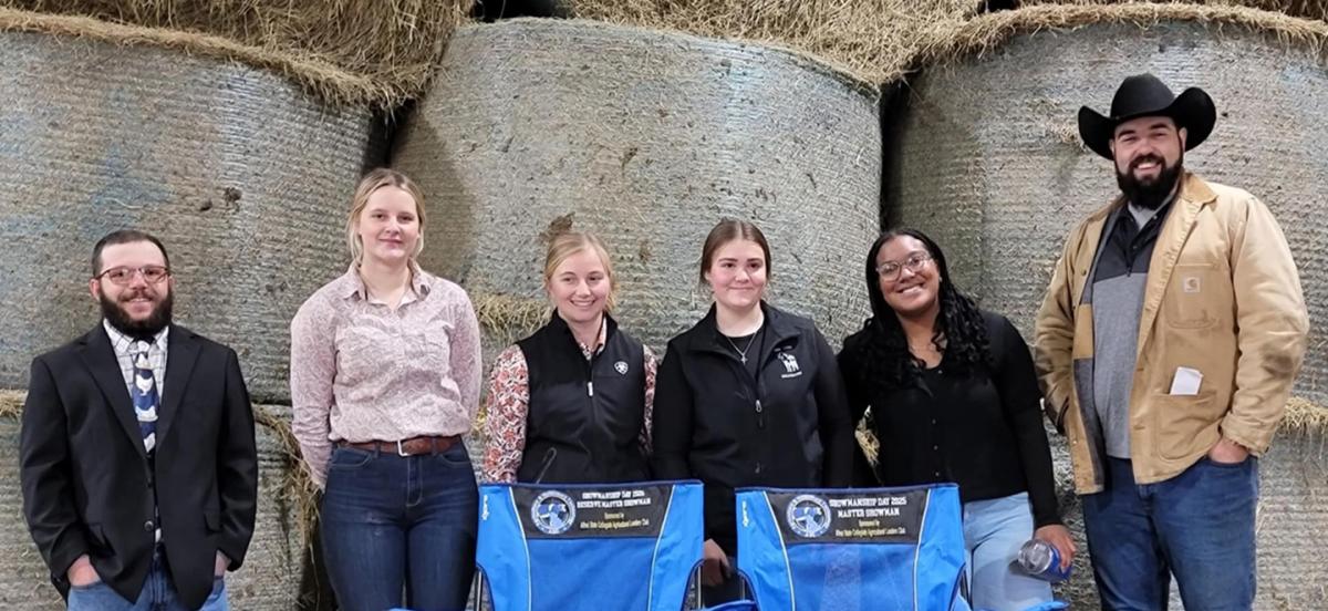 Top performers at the Showmanship Show