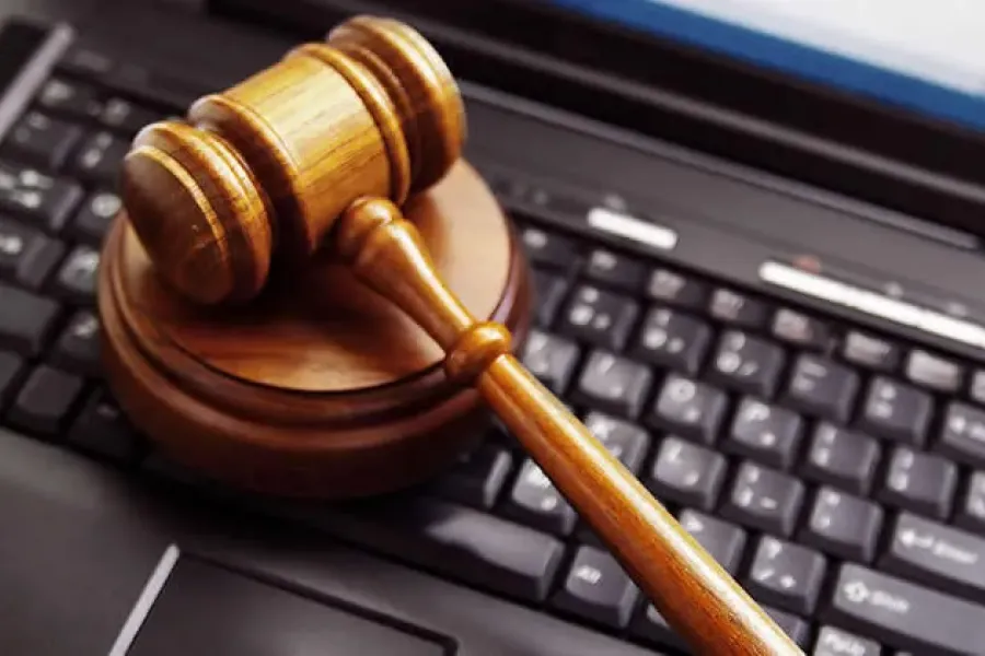 A student stenographer typing