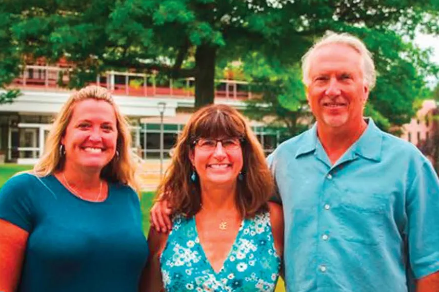 The Hermans with Danielle White.