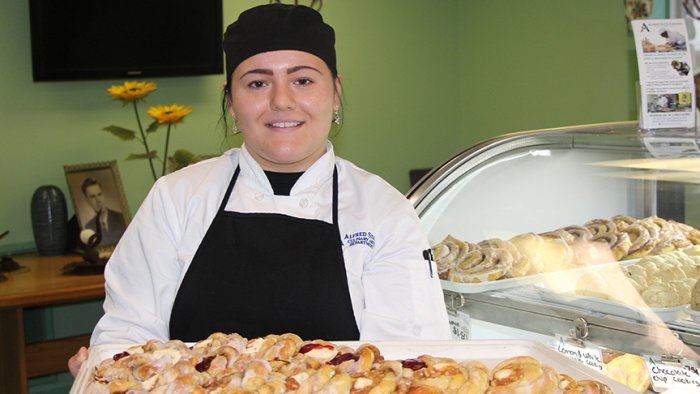 Alfred State Baking Management students wow taste buds and make beautiful creations.