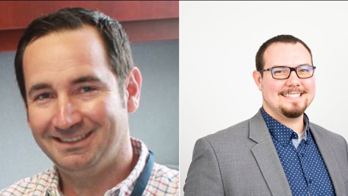 Kristopher Green (left) and John Sadowski (right) have recently been named board members of the Educational Foundation of Alfred, Inc.