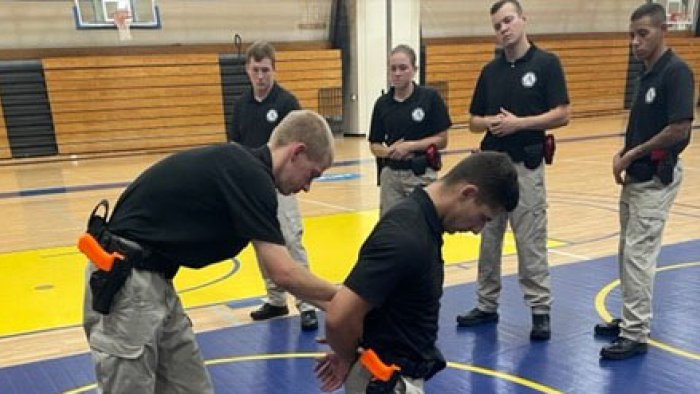 Cadets learn skills during the Alfred State Police Academy