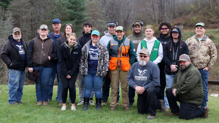 picture of the Alfred State trap team