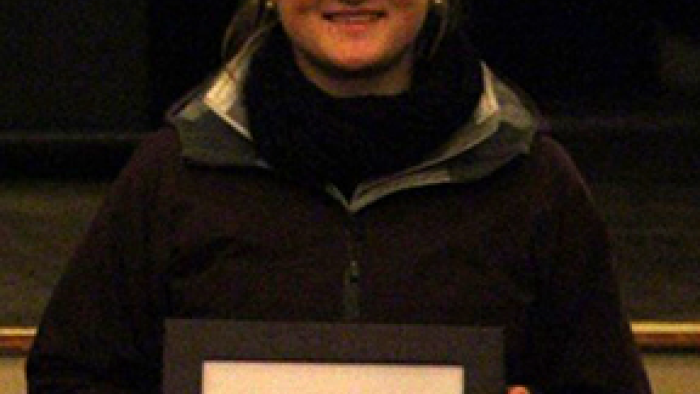 Ashley Ebel and award