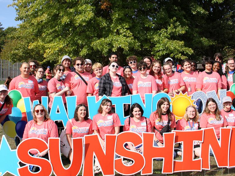 Alfred State performing arts members at a fundraiser