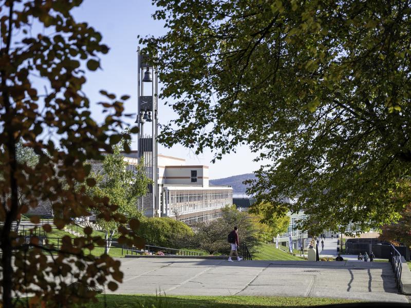 Belltower through the trees