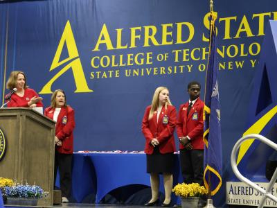 Dr. Cokely speaks at Skills USA Awards