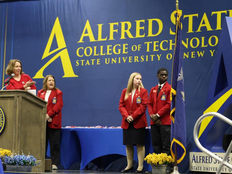 Dr. Cokely speaks at Skills USA Awards