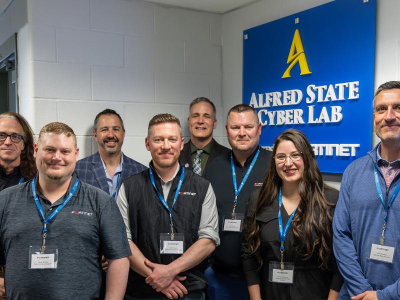Alfred State celebrates the opening of a new cyber lab