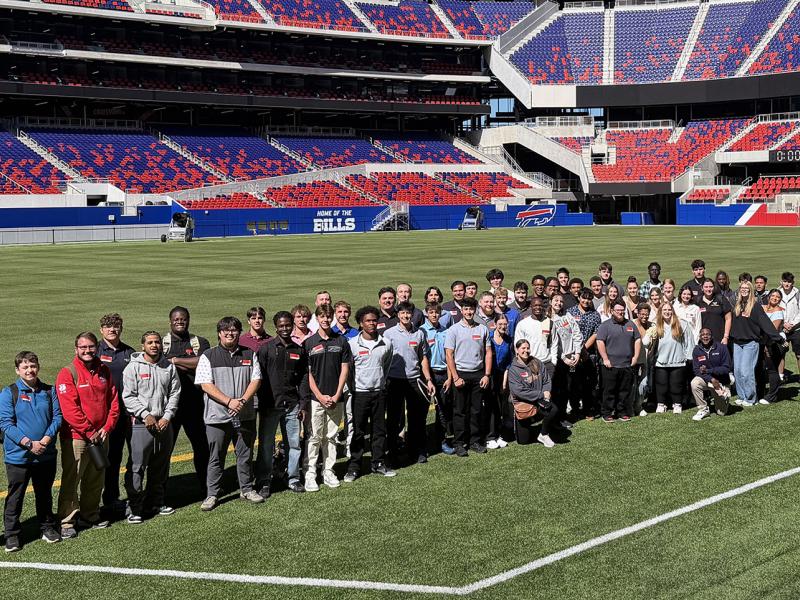 ASC students at the new Highmark Stadium
