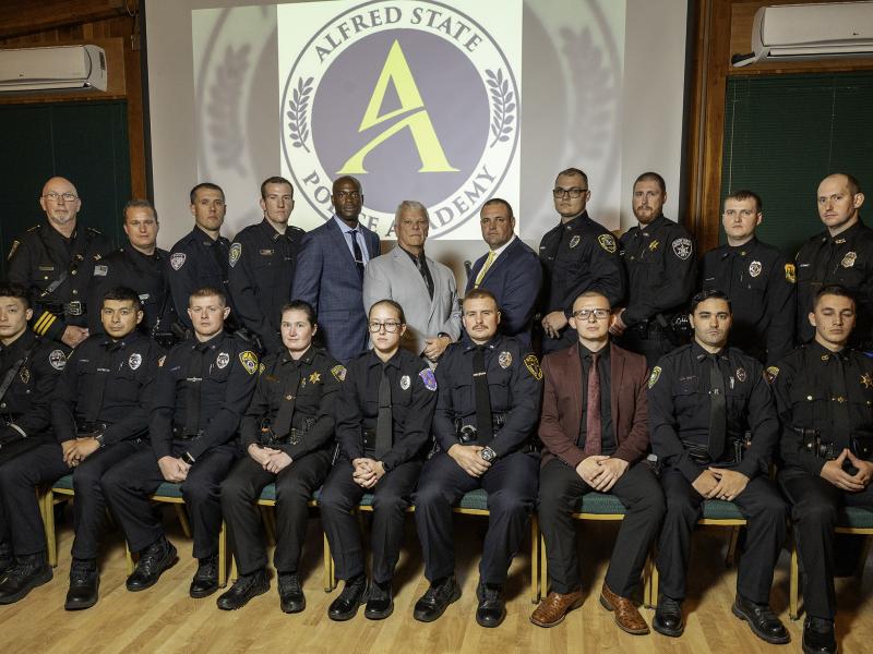 Police academy graduates