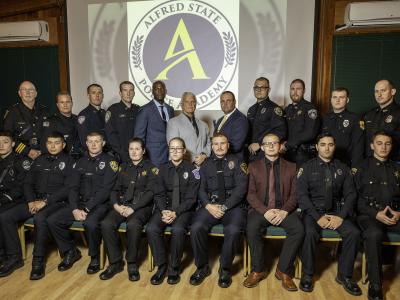 Police academy graduates