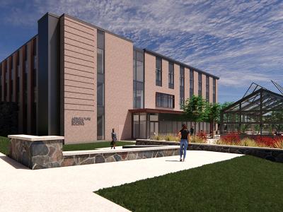 artwork of the projected new Agriculture Science building