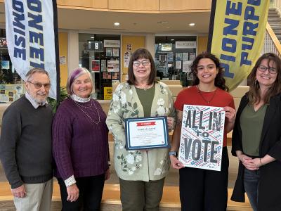 Student and community members honored with award
