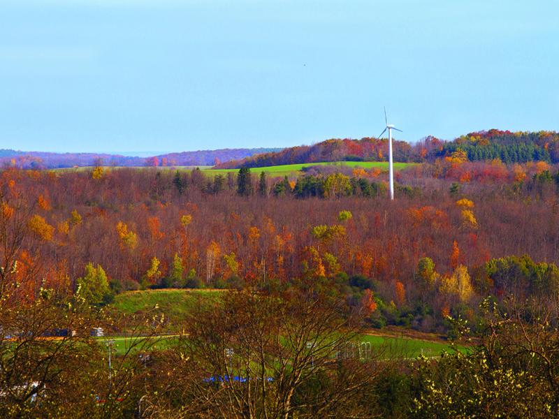Windmill on campus