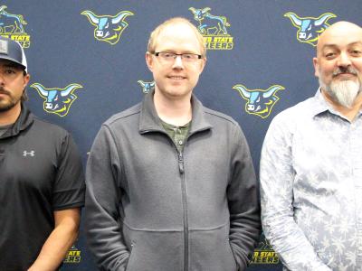 Alfred State recognized faculty members Daniel Aftuck, Aric Bryant, and David Ray with the Advising Excellence award