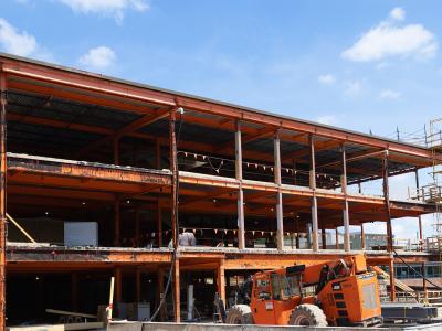 Picture of the progress of the Agriculture Sciences Building