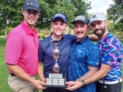 he Alfred Open championship team of Timothy O'Tool, Eric Buchnowski, Ken Strell, Travis Benson. The foursome shot a 62.