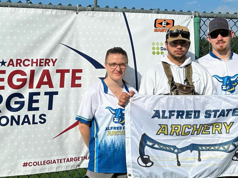 Alfred State archers at nationals