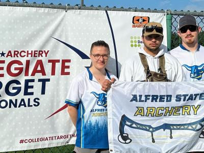 Alfred State archers at nationals