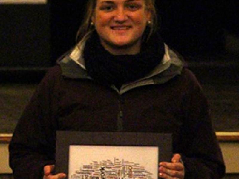 Ashley Ebel and award
