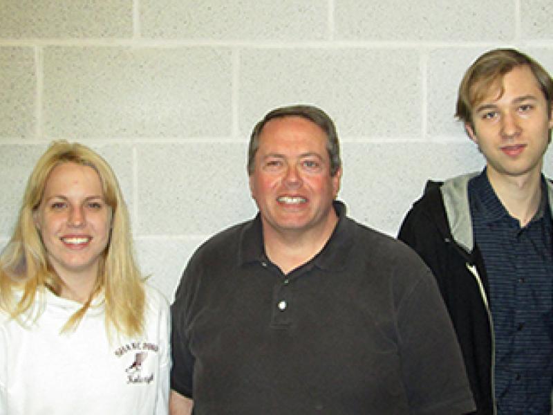 Bensley with Honors Program students