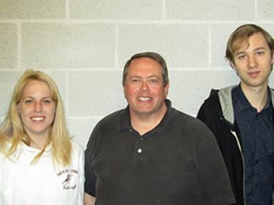 Bensley with Honors Program students