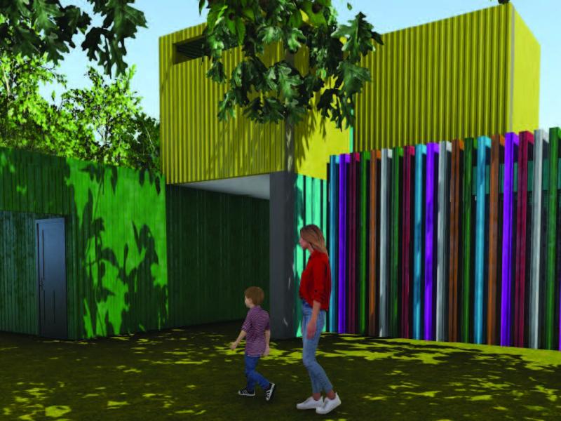 student architectural drawing for a competition 