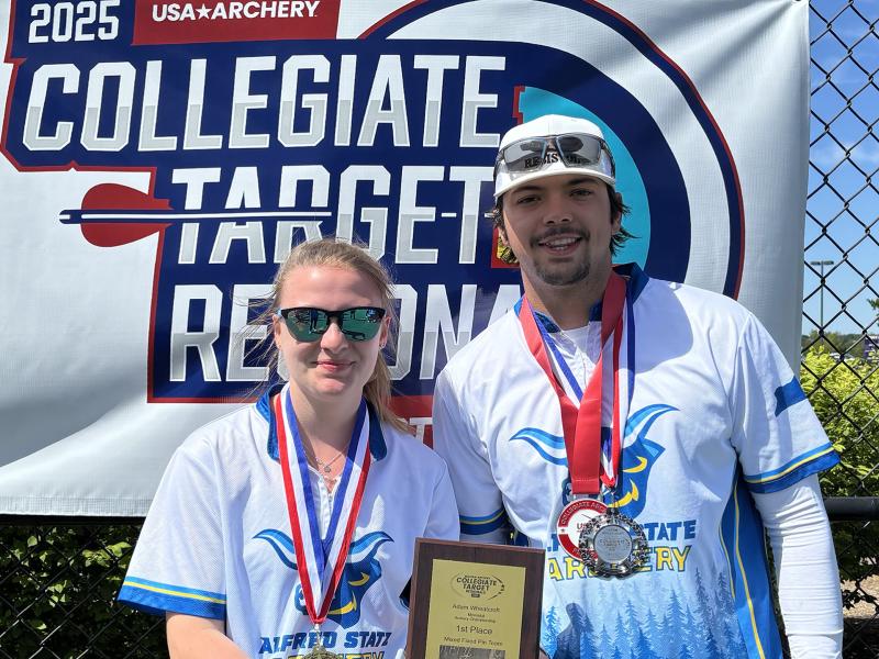 Archers with their awards