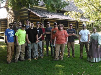 Building trades students