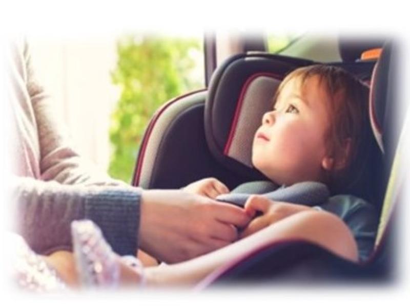 baby in a car seat